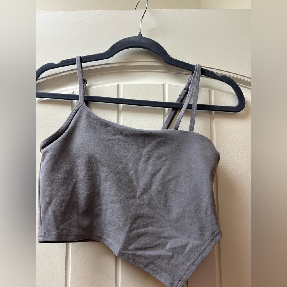 Gray Alo yoga tank top